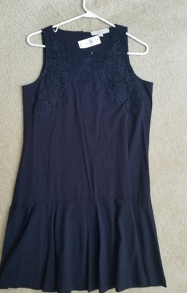 Navy blue cocktail dress - Picture 1 of 4